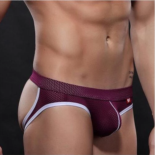 Mesh hole breathable thong