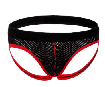 Mesh hole breathable thong