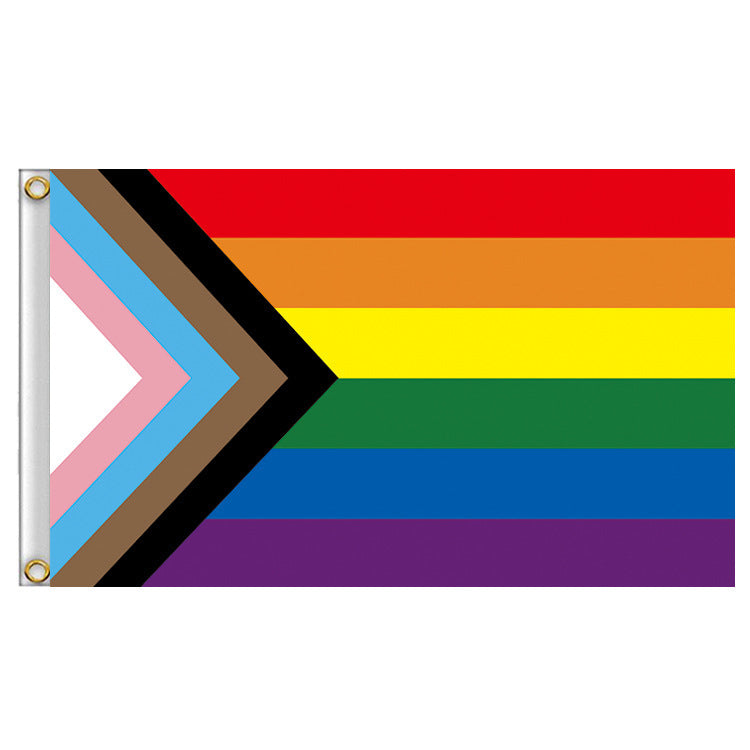 Comprehensive Colorful Square Rainbow Flag