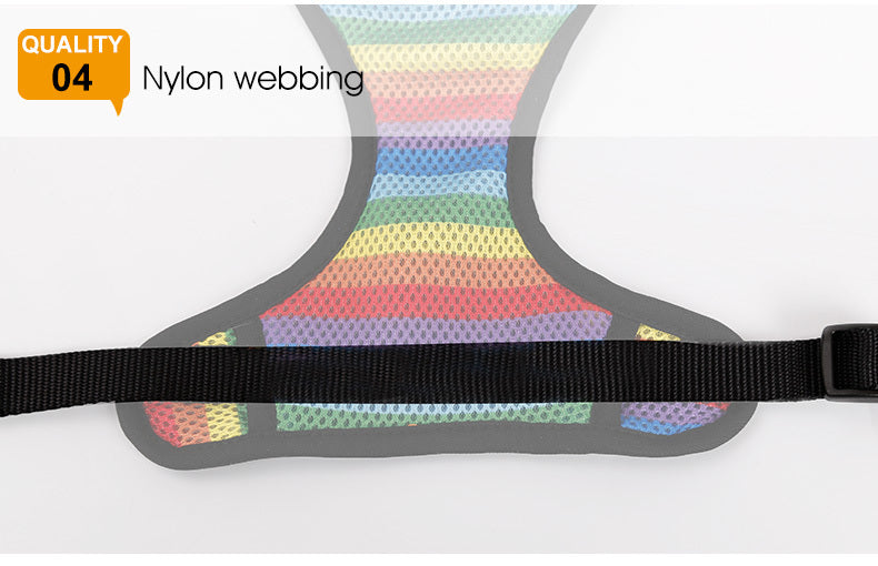 Dog Rainbow chest strap
