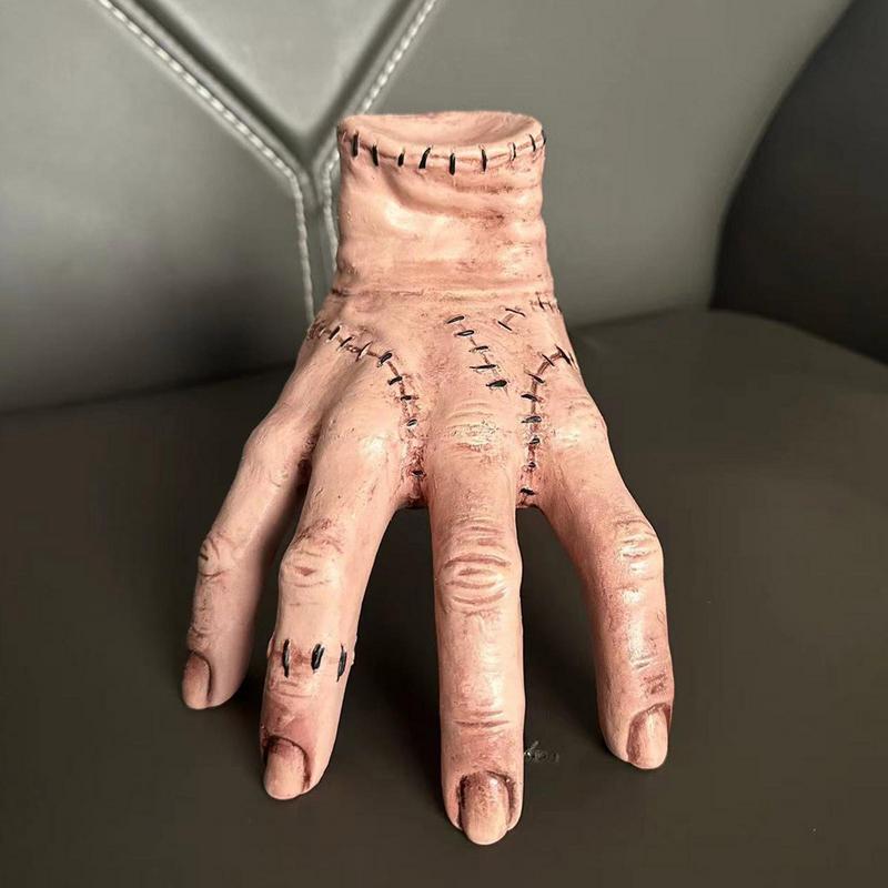 Wednesday Addams "Thing" Latex Hand Figurine Halloween Prop