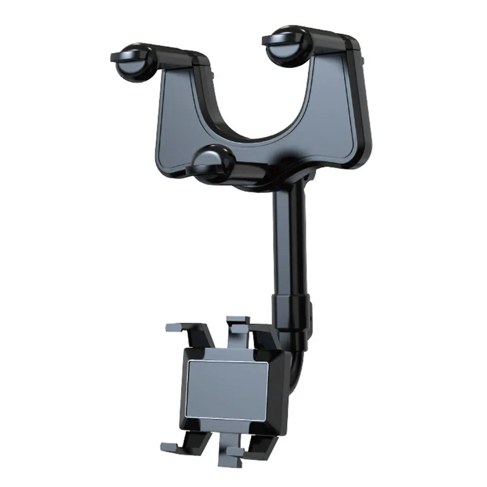 Universal Clip Rotatable and Retractable Car Phone Holder Rearview Mirror Driving Recorder Bracket DVR/GPS Mobile Phone Support