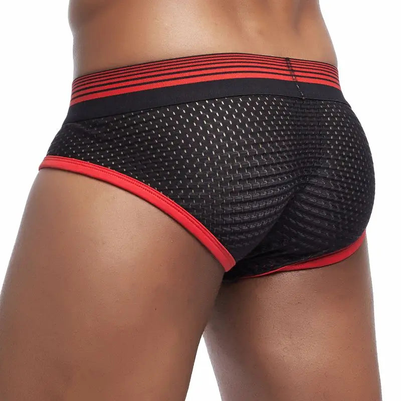 Sexy Man's Underwear Briefs Underpants Nylon Mesh Men's Briefs Bikini Underwear Men's Boxer Briefs Nylon Mesh Swim Swimwear