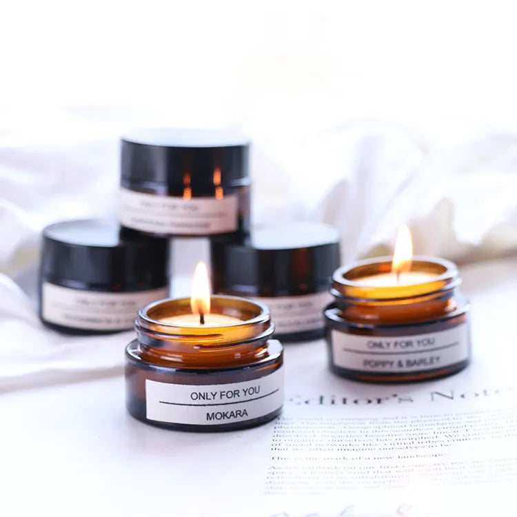 1PC 20g Tester Scented Candle Natural Soy Wax Aromatherapy Candles Scent Samples Freesia, Sandalwood, Lavender, Rose, Ocean, etc