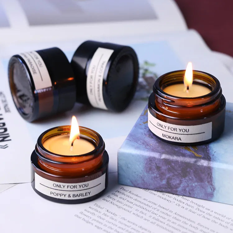 1PC 20g Tester Scented Candle Natural Soy Wax Aromatherapy Candles Scent Samples Freesia, Sandalwood, Lavender, Rose, Ocean, etc
