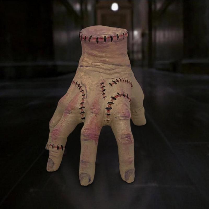 Wednesday Addams "Thing" Latex Hand Figurine Halloween Prop