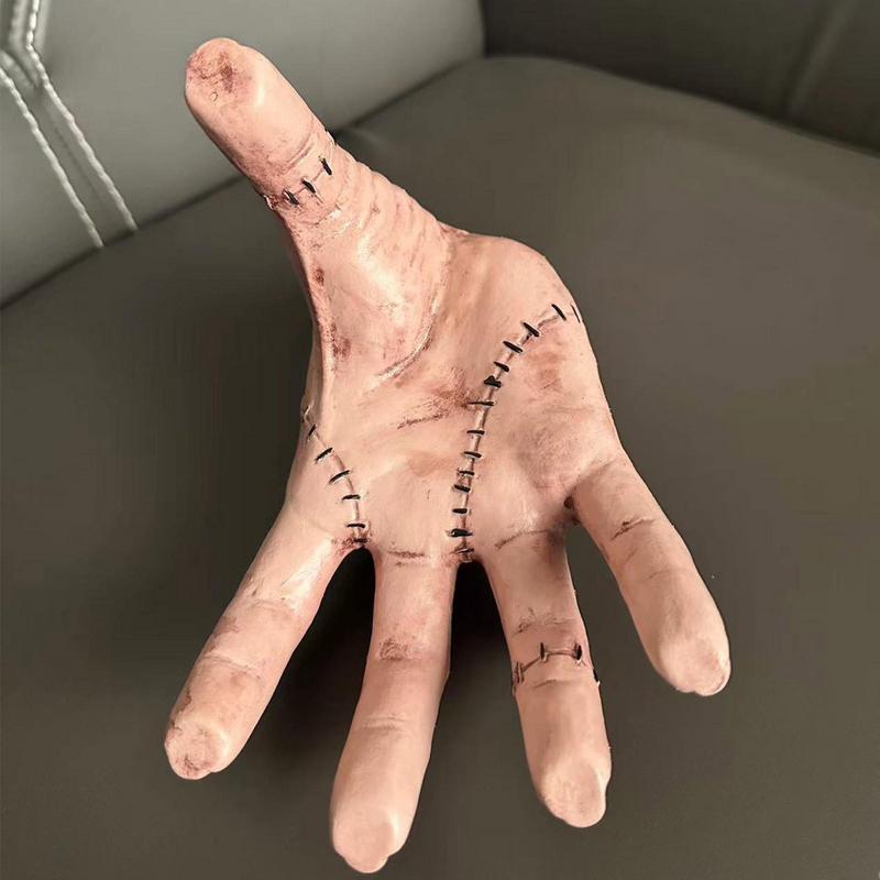Wednesday Addams "Thing" Latex Hand Figurine Halloween Prop