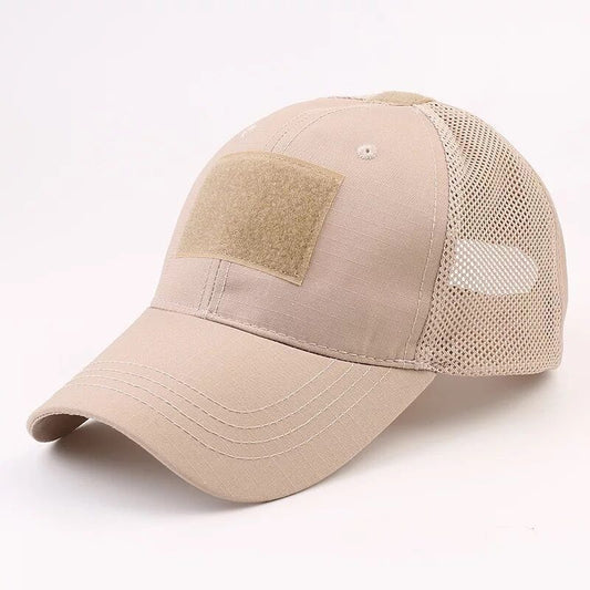 Gorra de protección solar transpirable de malla de verano de moda