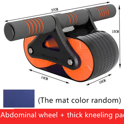 Automatic Rebound Double Wheel Abdominal Exerciser for men and women Ab Wheel Roller Waist Trainer Gym Sports Home Exercise Devices