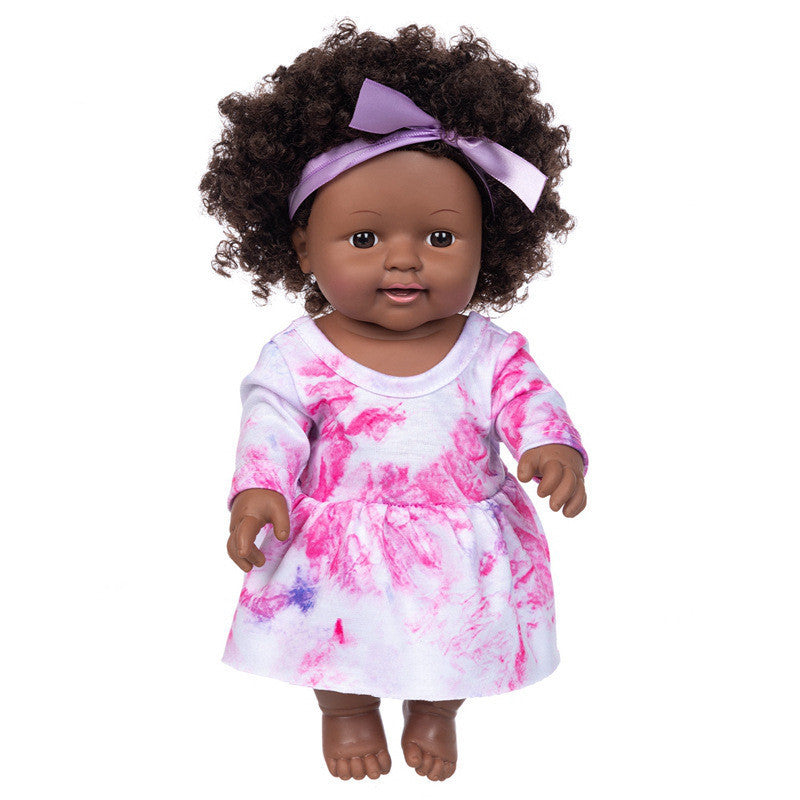 Simulation Baby Doll Black Black Baby African Doll