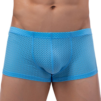 Men's Comfortable High-end Breathable Nylon Low Waist Boxers