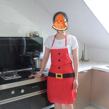 Christmas Red Apron