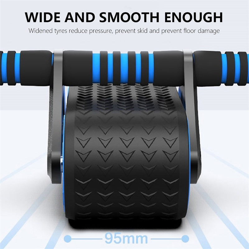 Automatic Rebound Double Wheel Abdominal Exerciser for men and women Ab Wheel Roller Waist Trainer Gym Sports Home Exercise Devices