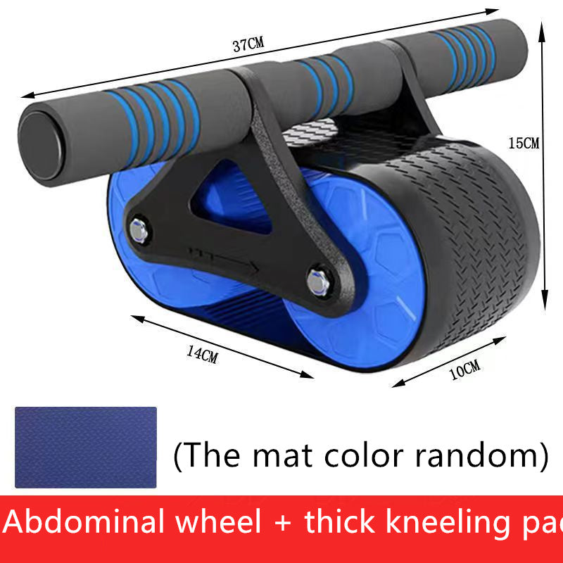 Automatic Rebound Double Wheel Abdominal Exerciser for men and women Ab Wheel Roller Waist Trainer Gym Sports Home Exercise Devices