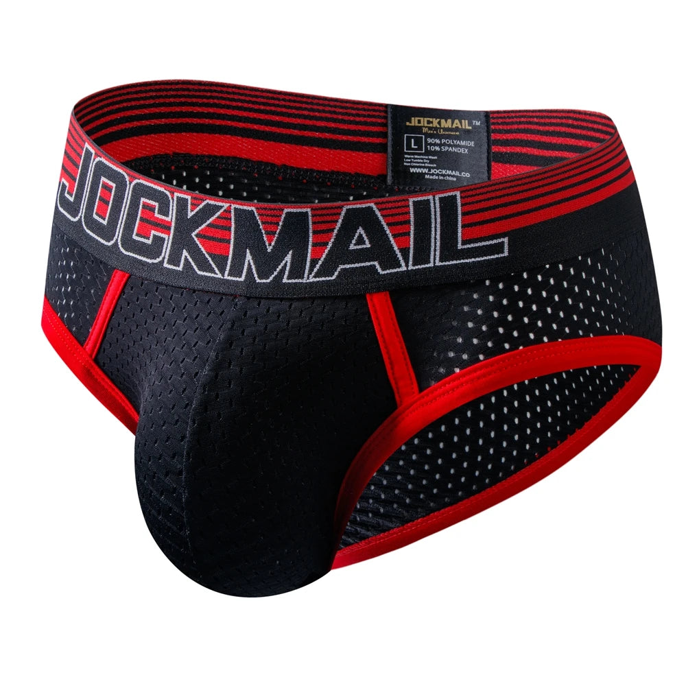 Ropa interior sexi para hombre, calzoncillos, calzoncillos de malla de nailon para hombre, ropa interior de Bikini, calzoncillos Boxer para hombre, traje de baño de malla de nailon para nadar