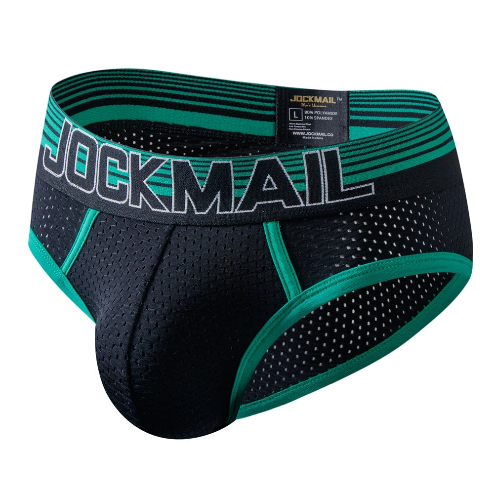 Ropa interior sexi para hombre, calzoncillos, calzoncillos de malla de nailon para hombre, ropa interior de Bikini, calzoncillos Boxer para hombre, traje de baño de malla de nailon para nadar