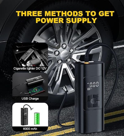 Car Inflator Wireless Portable Car Digital Display  High Power Tire 12v Pumps