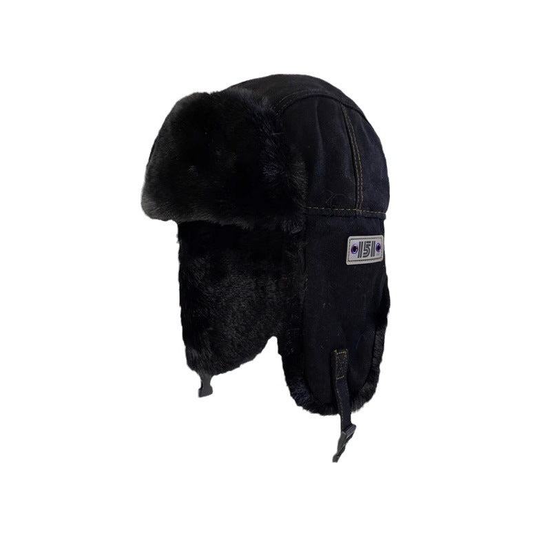 Men's And Women's Winter Plush Thickened Earflaps Hat