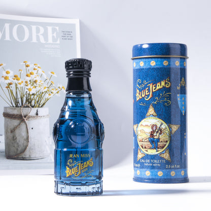 Perfume Hombre Blue Denim Sabor Cola Azure Colonia Natural de Larga Duración 75ml