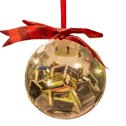 Christmas Decorations Christmas Ball Pendants Full Of Books