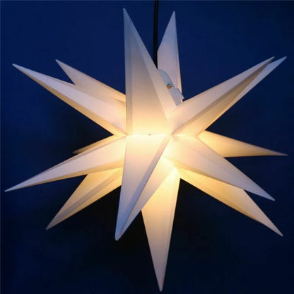 Explode Star Party Light Window Grille Paper Lantern Stars Lampshade Garden Hanging Decoration For Christmas Party Water Proof