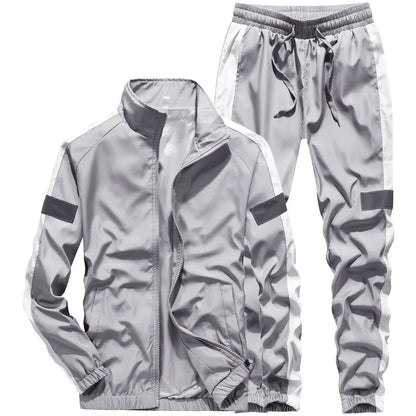 Sets Men Tracksuit Sportswear Jogger Spring Mens Tracksuit Street Hip Hop 2-piece Set Gym Fitness Sportsuit New Mens Clothes