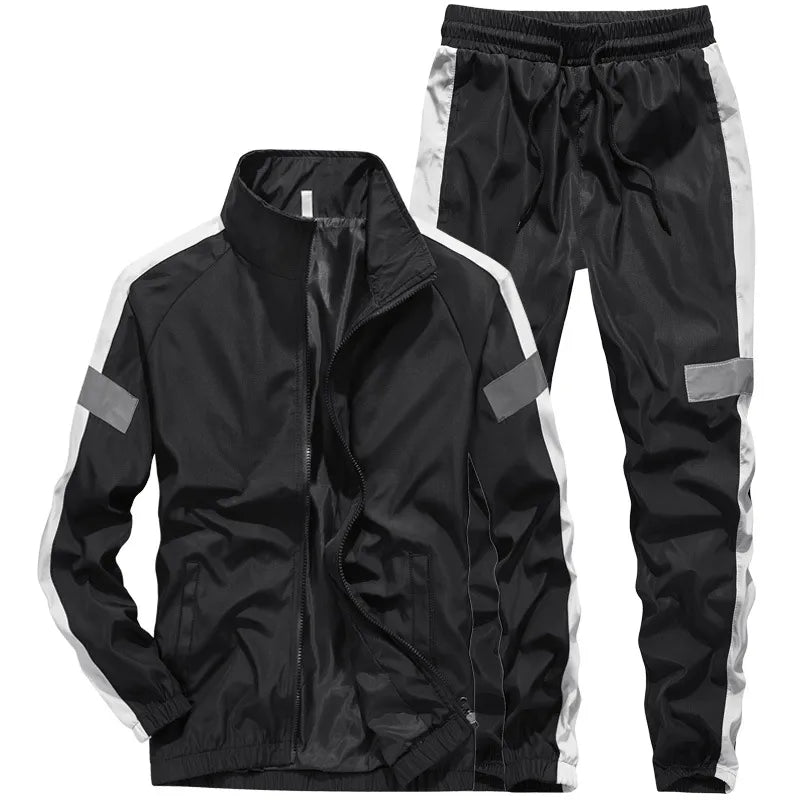 Sets Men Tracksuit Sportswear Jogger Spring Mens Tracksuit Street Hip Hop 2-piece Set Gym Fitness Sportsuit New Mens Clothes