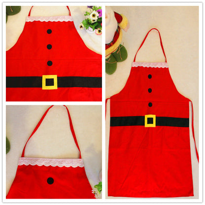 Christmas Red Apron